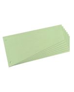 Intercalaires en carton trapèze - 230 x 120 mm - Vert HERLITZ Lot de 100