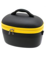 DAVIDT'S Vanity case en plastique rigide Noir Jaune  267149-15