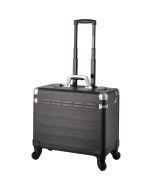 Pilot Case à 4 roues avec Trolley en Aluminium - Noir ALUMAXX Pandora