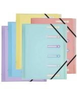 Photo Trieur 6 compartiments - Assortiment EXACOMPTA Chromaline Pastel