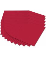 Carton de Bricolage A4 - Rouge pur - 300 g/m² : FOLIA Lot de 50 Visuel