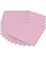 Carton de Bricolage A4 - Rose - 300 g/m² : FOLIA Lot de 50 Visuel