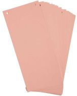 Intercalaires bristol - 240 x 105 mm - Rose : EXACOMPTA Lot de 100