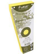 Intercalaires trapézoïdales - 240 x 105 mm - Jaune : EXACOMPTA Forever Lot de 100