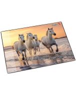 Photo Sous-mains de bureau - 400 x 530 mm - Chevaux sur la plage LAUFER