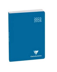Agenda Scolaire 2025/2026 - Work and After - Bleu CLAIREFONTAINE