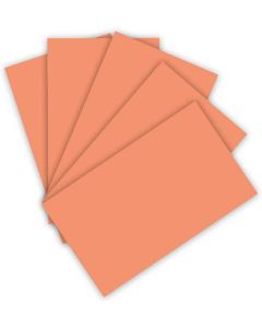 Carton de Bricolage 700 x 1000 mm - Saumon - 300 g/m² FOLIA Lot de 10