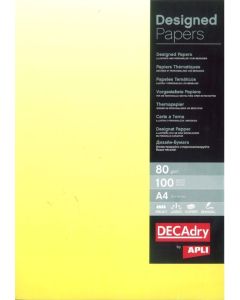 Feuilles de papier - A4 - Jaune dégradé : AGIPA Lot de 100 Visuel