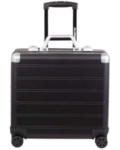 Image Valise trolley en aluminium - 4 Roues 360 degrés - Noir ALUMAXX Gemini