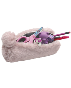 Photo Trousse pour stylos en peluche - Rose WEDO Fluffy