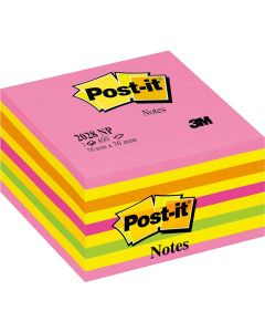 POST-IT Notes adhésives - 76 x 76 mm Cube Energie Intense Image